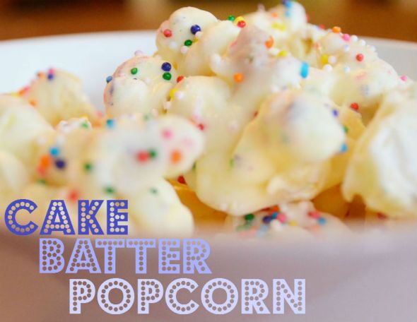 cake batter popcorn